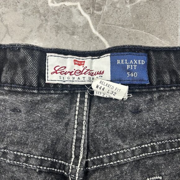 Vintage Levis 540 Jeans Mens 44x32 Relaxed Fit Tapered Leg Made USA 90s Denim - Picture 8 of 13